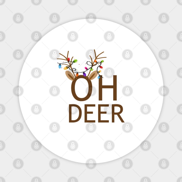 Oh deer! Magnet by GULSENGUNEL